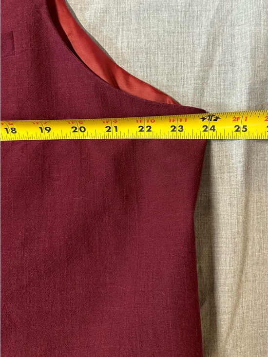 Source Unknown Men's Burdundy Two-Piece Suit Jacket & Vest - Picture 10 of 11